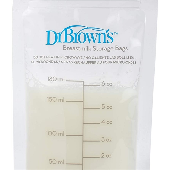 Dr. Brown’s Breast Milk Storage Bags 6oz 100 bags - Picture 1 of 1